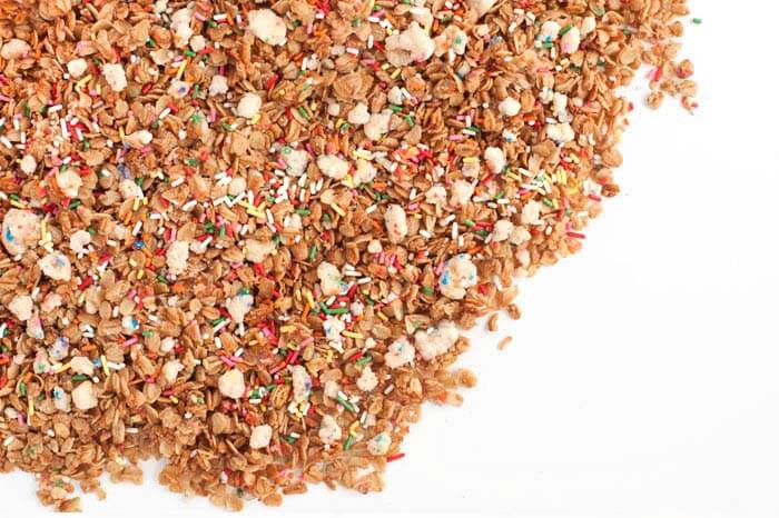 Birthday Cake Granola With Local + Lejos | Sprinkles For Breakfast