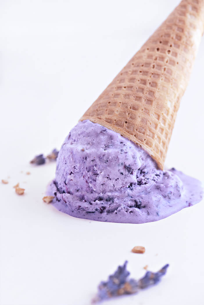 Blackberry Lavender Ice Cream | Sprinkles For Breakfast