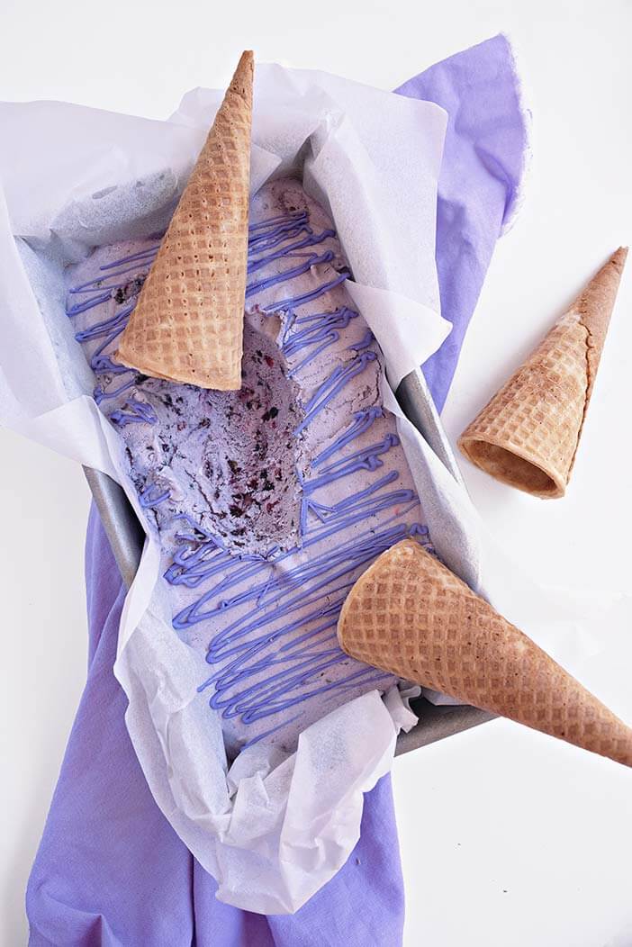 Blackberry Lavender Ice Cream | Sprinkles For Breakfast