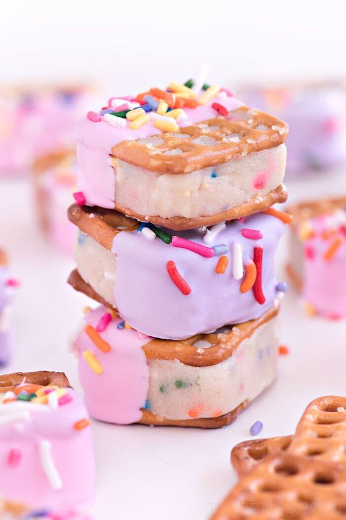 Make Your Own Cookie Dough Pretzel Bites at Home