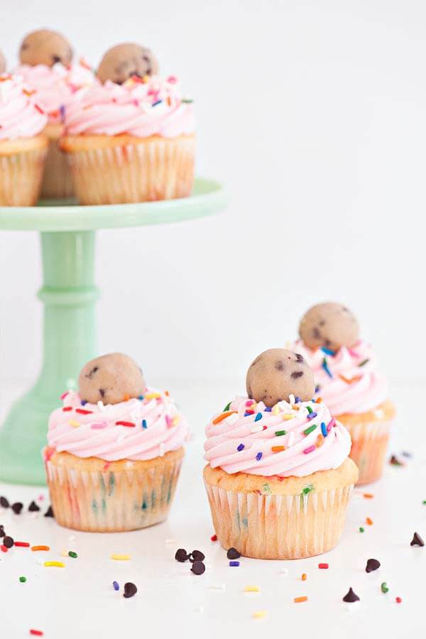 Decorative Desserts - Cookie Dough Cupcakes