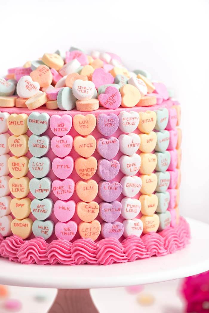 Easy Valentine’s Day Cake | Sprinkles For Breakfast