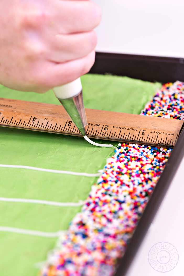 Game Day Rice Krispy Treats | Sprinkles For Breakfast