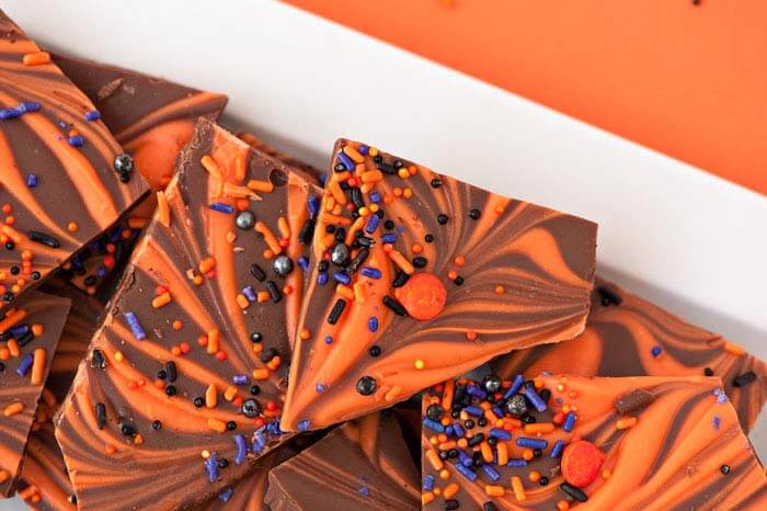 Chocolate with Sprinkles and Swirls
