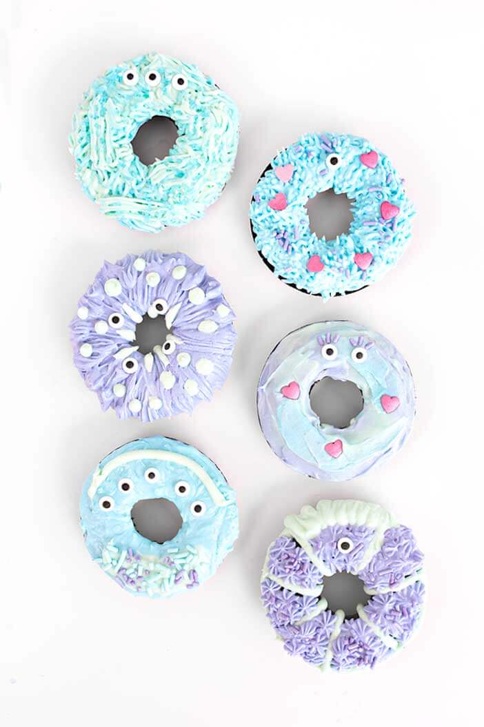 Halloween Monster Doughnuts | Sprinkles For Breakfast