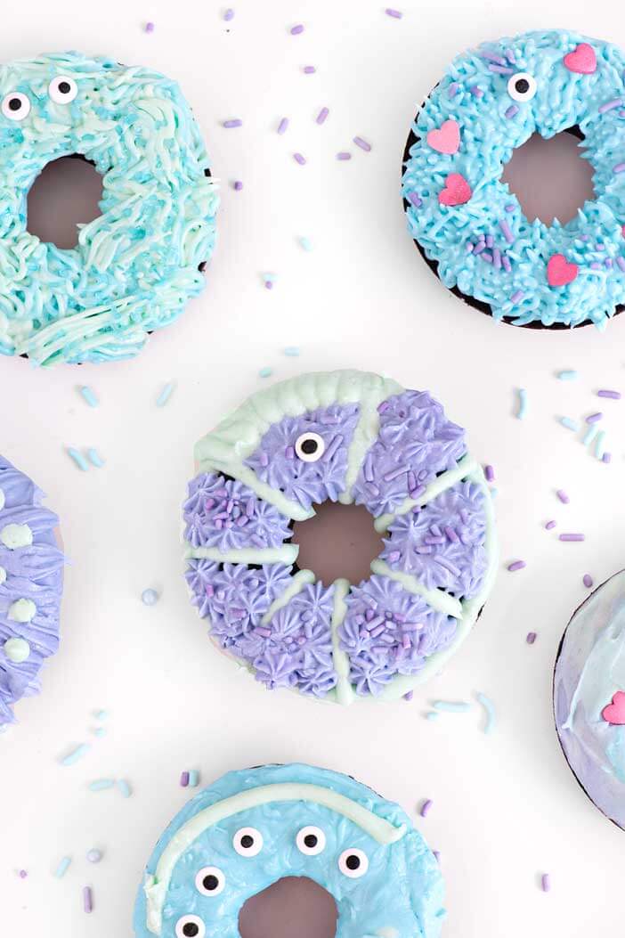 Halloween Monster Doughnuts | Sprinkles For Breakfast