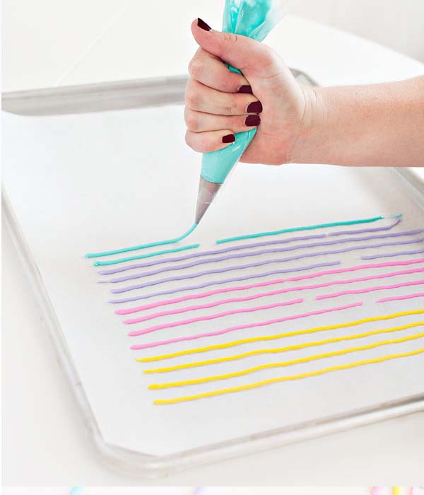 DIY Homemade Sprinkles - Use a Cookie Sheet