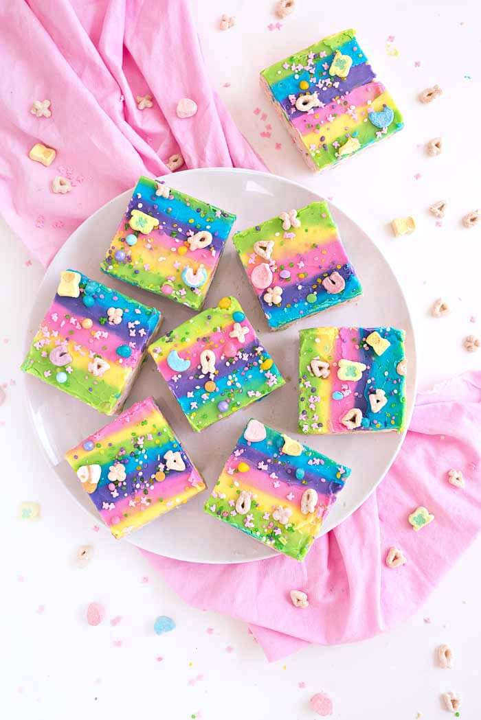 Magical Rainbow Bars | Sprinkles For Breakfast