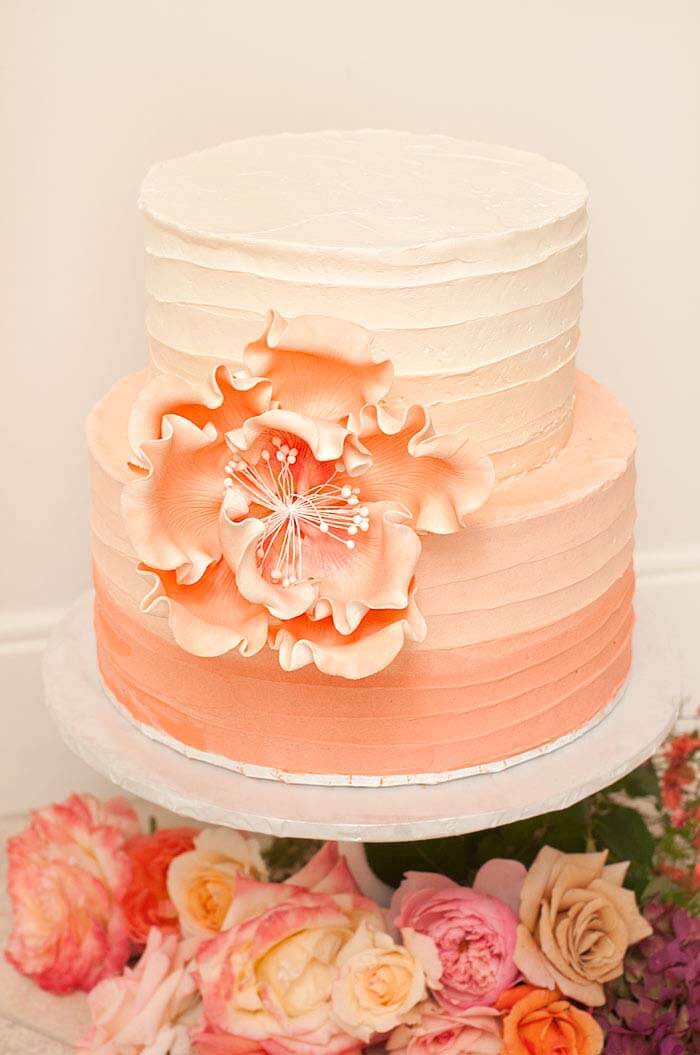 Peach Ombrè | Sprinkles For Breakfast