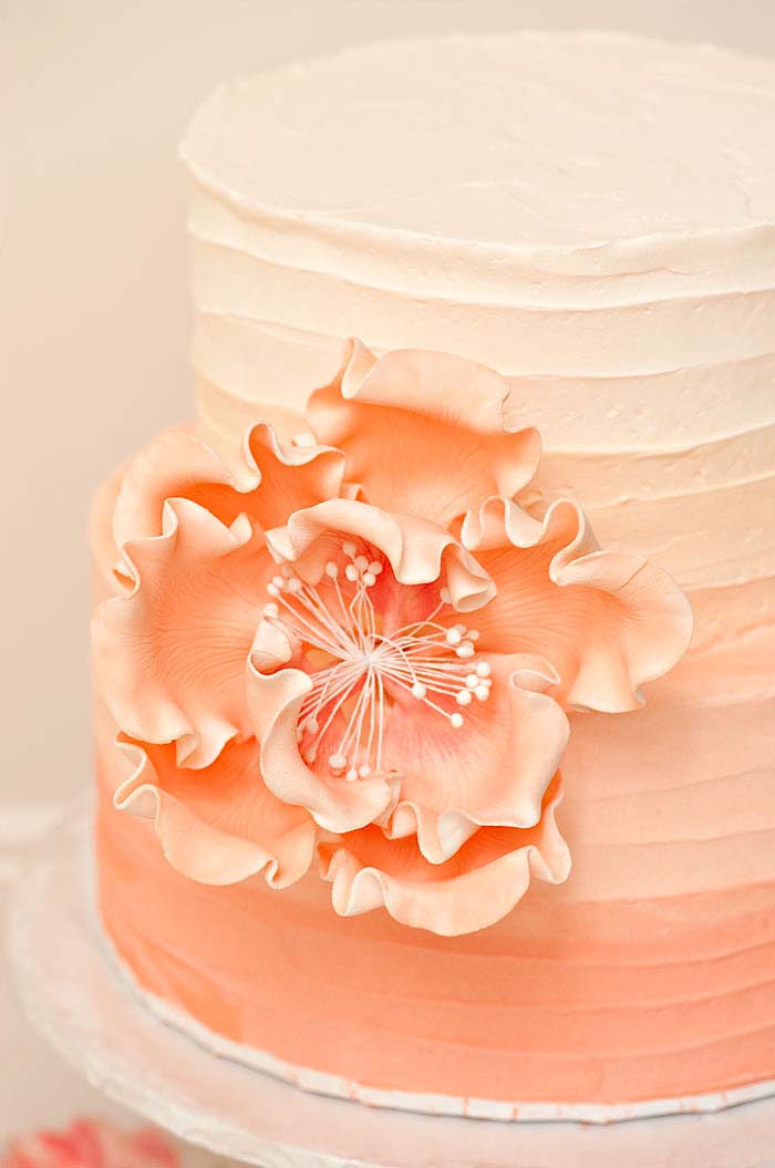 Peach Ombrè | Sprinkles For Breakfast