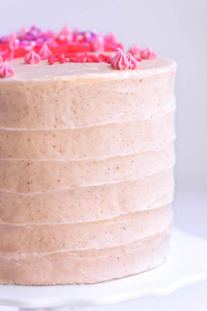 Pumpkin Cake With Browned Butter Frosting | Sprinkles For Breakfast
