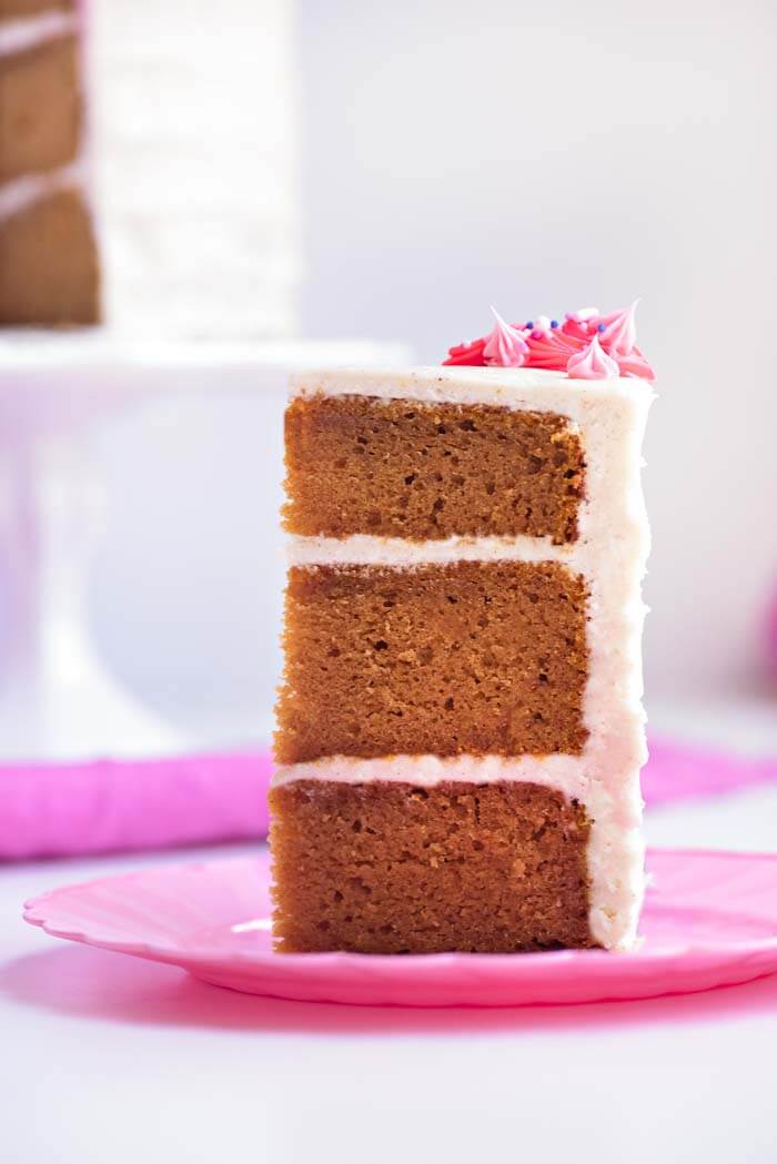Pumpkin Cake With Browned Butter Frosting | Sprinkles For Breakfast