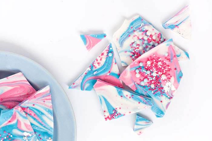 Chocolate Bark with Swirls - Quick Recipe | Sprinkles For Breakfast