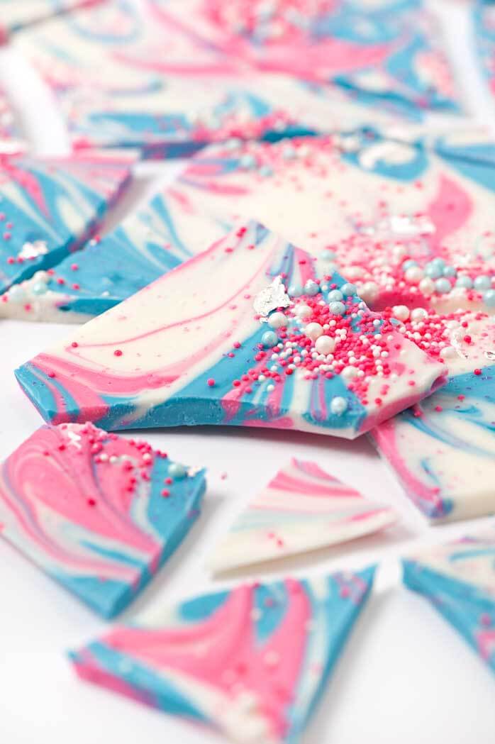 Sprinkle and Swirl Bark | Sprinkles For Breakfast