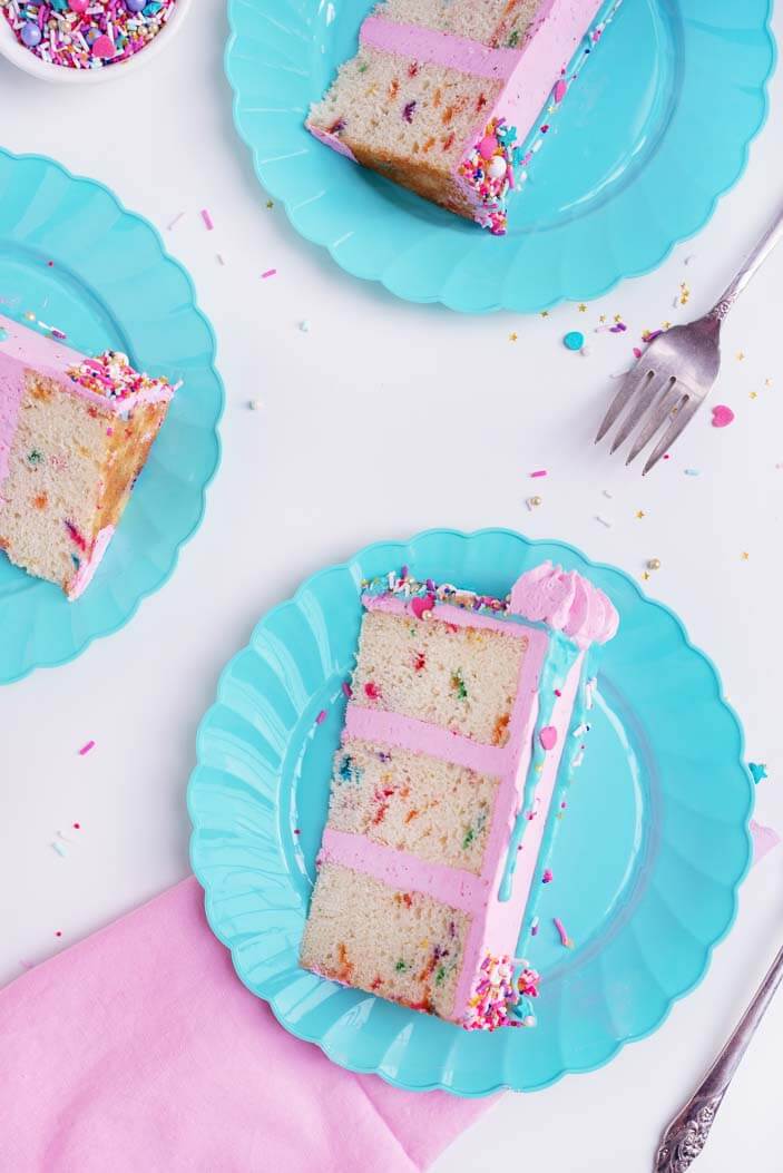 Strawberry Confetti Cake | Sprinkles For Breakfast