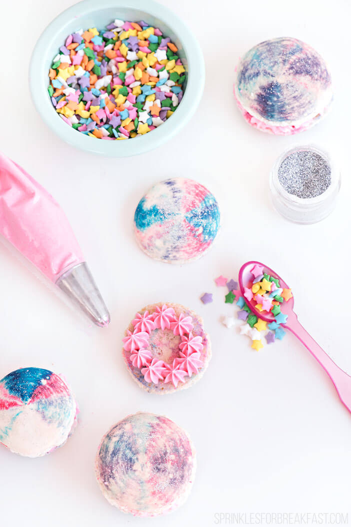 Unicorn Macarons | Sprinkles For Breakfast