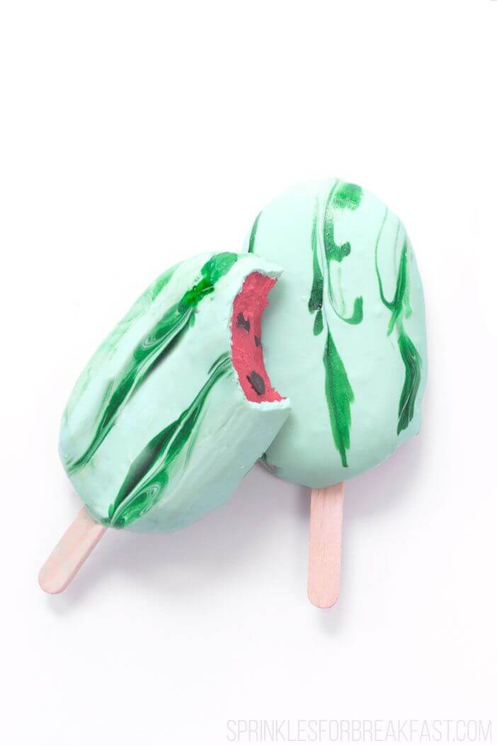 Homemade Watermelon Pops